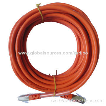 26AWG Stranded Pure Copper Conductor in 0.5/1/2/3/5/7/10/15m FTP Cat6 Patch Cord Lan Cable